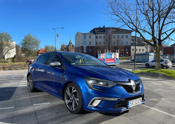 Renault Megane cena 64900 przebieg: 217200, rok produkcji 2017 z Rybnik małe 172